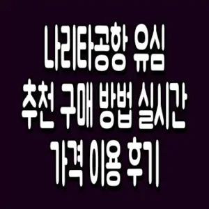 나리타공항 유심 추천 구매 방법 실시간 가격 이용 후기